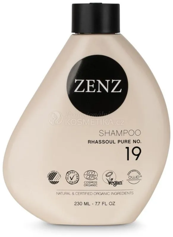 Horká Nabídka Zenz Organic Rhassoul Pure No. 19 Shampoo - Hydratační šampon 230 ml