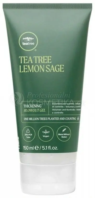 Výhodná Nabídka Paul Mitchell Tea Tree Lemon Sage Thickening Blowout Gel - Gel pro objem a kontrolu 150 ml