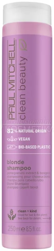 Akce Paul Mitchell Clean Beauty Blonde Shampoo - Šampon pro blond vlasy 250 ml