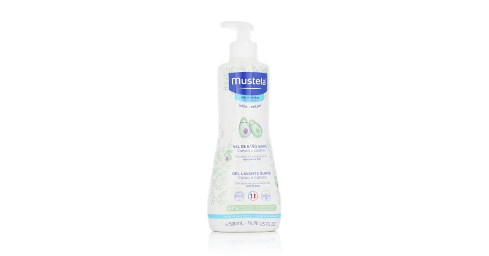 Mustela Bébé Gentle Bath Gel 500 ml Akční Nabídka