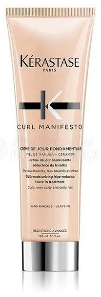 Kérastase Curl Manifesto Créme de Jour Fondamentale - Bezoplachová péče pro vlnité vlasy 150 ml Poslední Šance