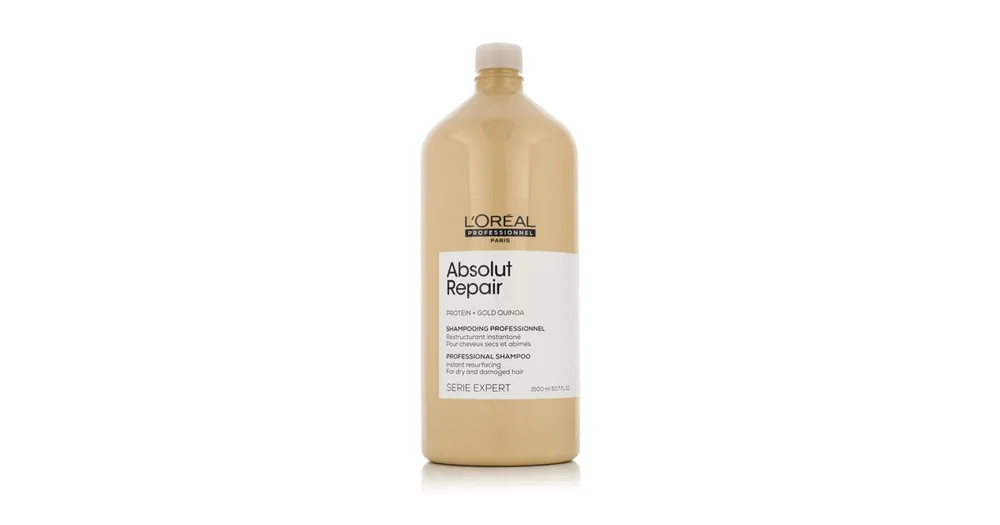 Oblíbený L'Oréal Professionnel Serie Expert Absolut Repair Protein + Gold Quinoa Shampoo 1500 ml
