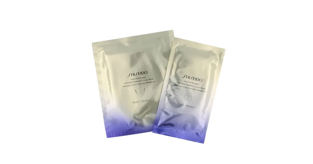 Časově Omezené Shiseido Vital Perfection Liftdefine Radiance Face Mask 6 x 2 ks .