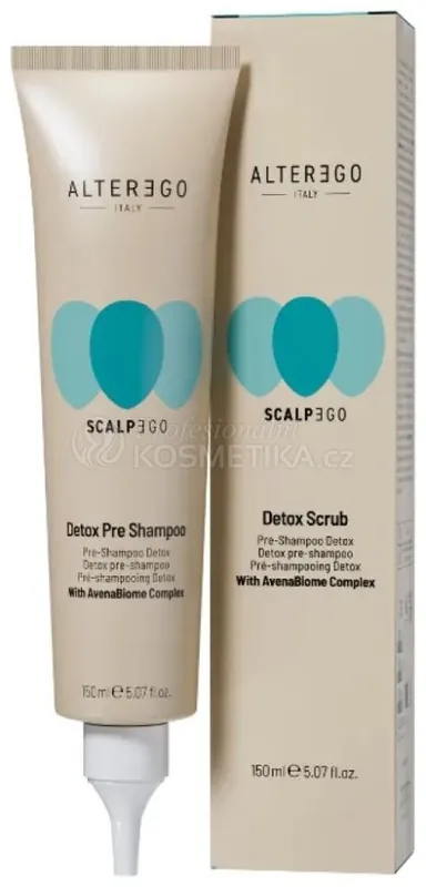Značkový Alter Ego Scalp Ego Detox Treatment Pre-Shampoo - Detoxikační před-šamponová péče 150 ml