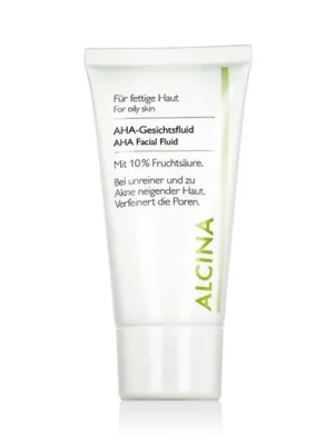 Alcina For Oily Skin Aha Facial Fluid 50 ml Sezónní Sleva