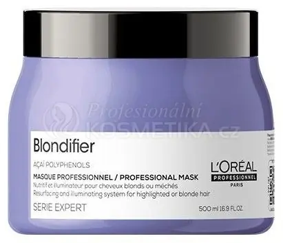 L´oréal Professionnel Serie Expert Blondifier Mask - Regenerační a rozjasňující maska pro blond vlasy 500 ml Hit Sezóny