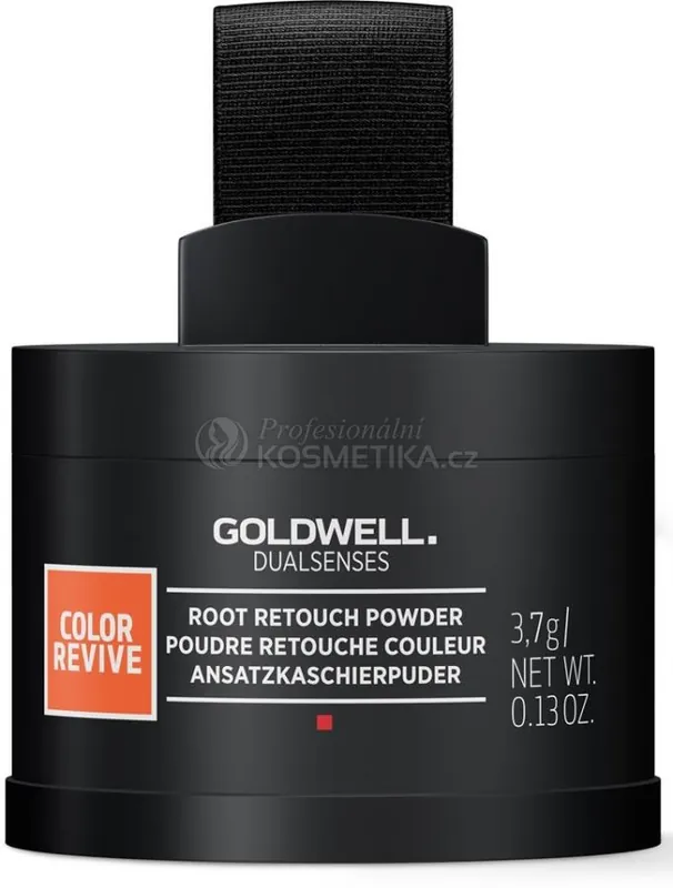 Goldwell Color Revive Root Retouch Powder Cooper Red - Pudr pro zakrytí odrostů a šedin Červená 3,7g Dokud Zásoby Vydrží