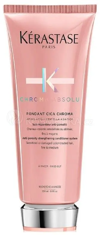 Originální Kérastase Chroma Absolu Fondant Cica Chroma - Obnovující péče proti poréznosti vlasů 200 ml