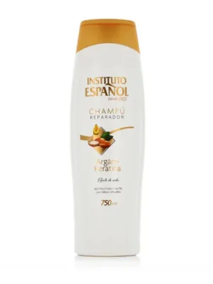 Cenově Výhodný Instituto Español Argan + Keratin Repairing Shampoo 750 ml .