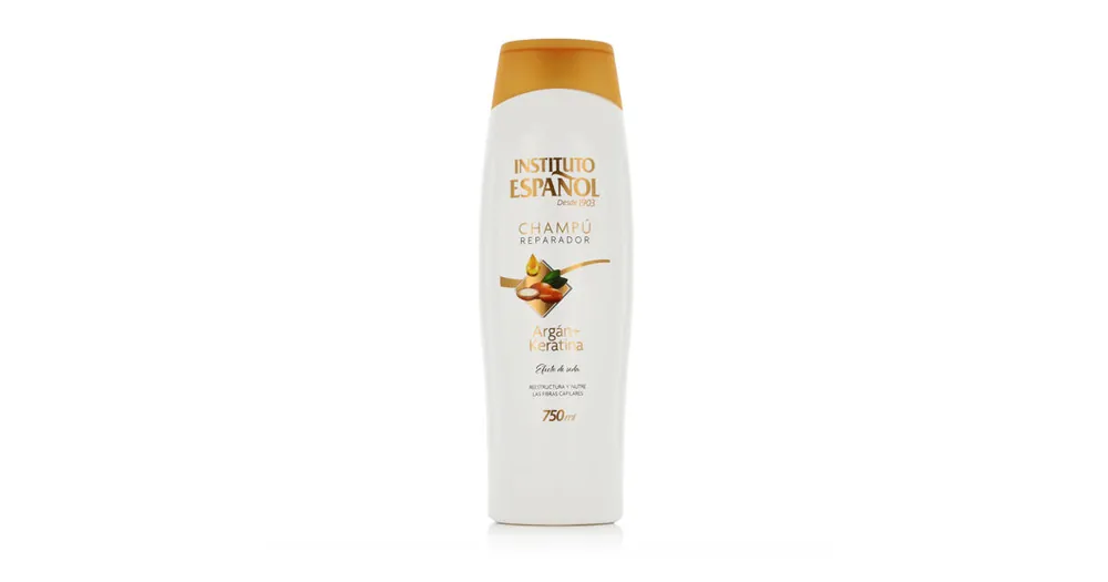 Cenově Výhodný Instituto Español Argan + Keratin Repairing Shampoo 750 ml .