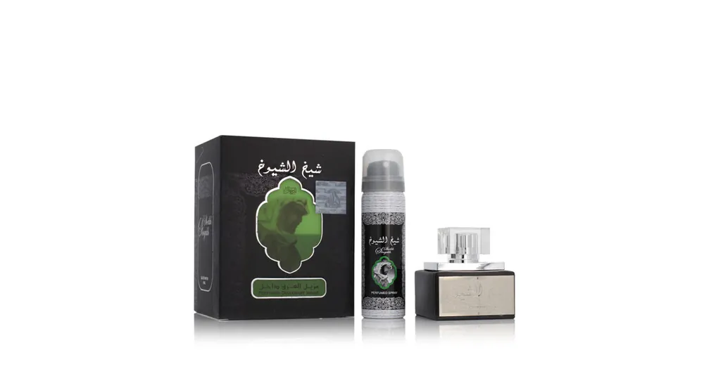 Originální Lattafa Sheikh Al Shuyukh EDP 50 ml + DEO ve spreji 50 ml UNISEX .