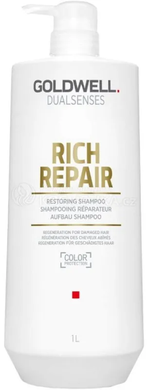 Kup Teď Goldwell Dualsenses Rich Repair Shampoo - Regenerační šampon pro suché a poškozené vlasy 1000 ml