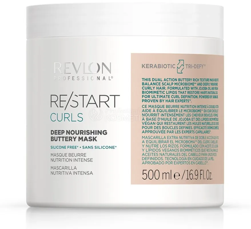 Hit Sezóny Revlon Professional Restart Curls Mask - Vyživující maska na kudrnaté vlasy 500 ml