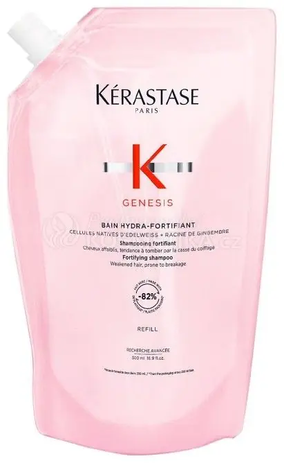 Ověřený Kérastase Genesis Bain Hydra-Fortifiant - Šamponová lázeň pro jemné vlasy 500 ml Náhradní náplň