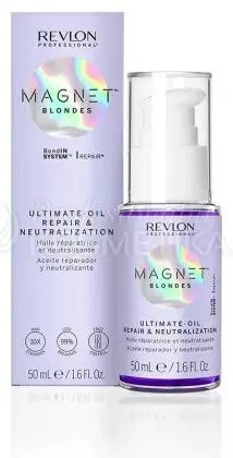 Top Prodej Revlon Professional Magnet Blondes Ultimate-oil Repair & Neutralization - Posilující vlasový olej proti lámání pro blond a odbarvené vlasy 50 ml