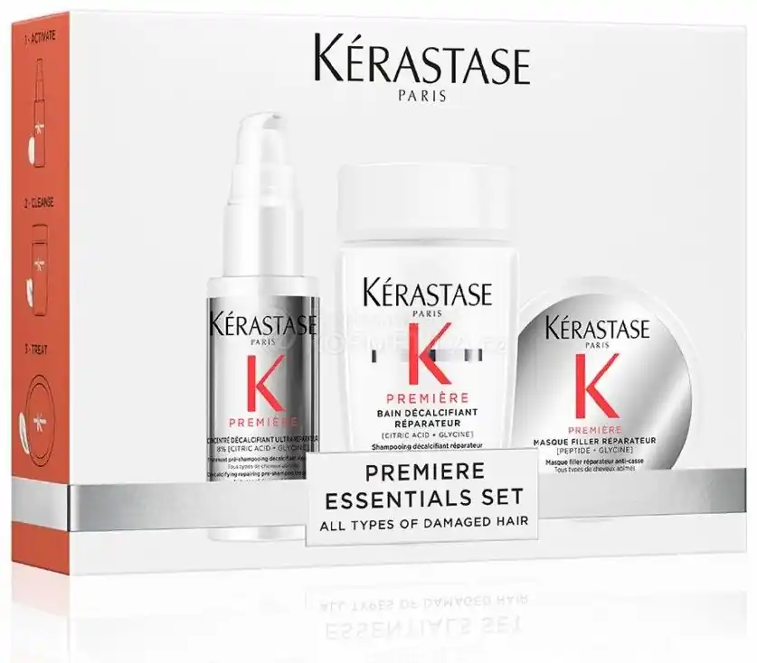 Akční Cena Kérastase Premiére Discovery Set - Šampon 80 ml + předšamponová péče 45 ml + maska 75 ml Dárková sada