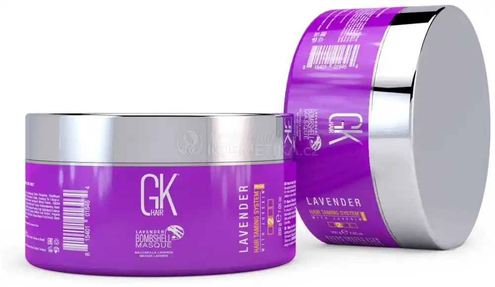Tovární Cena GK Hair Levender Bombshell Masque - Regenerační a barvící maska fialová 200 g