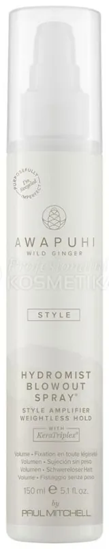 Zlevněný Paul Mitchell Awapuhi Wild Ginger Style Hydromist Blowout spray - Objemový sprej 150 ml