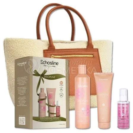 Echosline Discipline Vánoční Set - Šampon 300 ml + maska 300 ml + fluid 100 ml Dárková sada Sleva