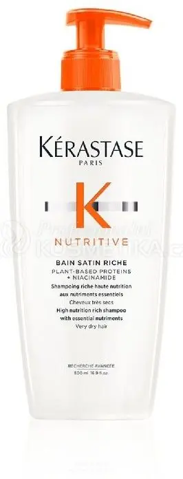 Kérastase Nutritive Bain Satin Riche - Šamponová lázeň pro velmi suché vlasy 500 ml Pouze Dnes