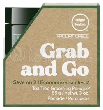 Ověřený Paul Mitchell Tea Tree Grab & Go Tea Tree Grooming Pomade - Flexibilní pomáda na vlasy 2x 85 g Dárková sada