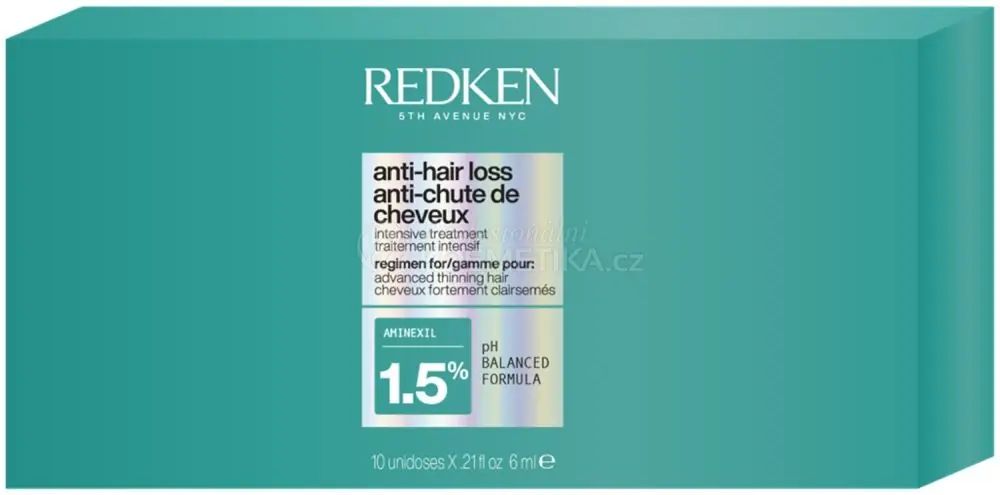 Redken Acidic Grow Full System Anti-Hair Loss Aminexil Treatment - Intenzivní kúra pro řídnoucí vlasy 10 x 6 ml Novinka