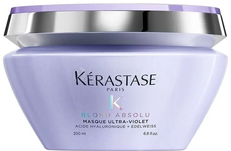 Kérastase Blond Absolu Masque Ultra-Violet - Maska pro neutralizaci žlutého tonu 200 ml Akční Cena