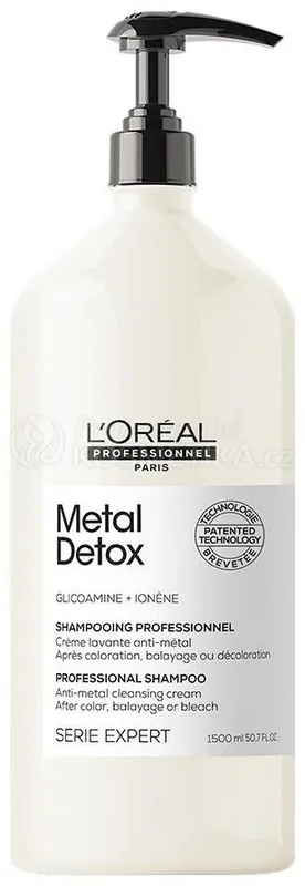 Dokud Zásoby Vydrží L´oréal Professionnel Serie Expert Metal Detox Shampoo - Čistící šampon 1500 ml