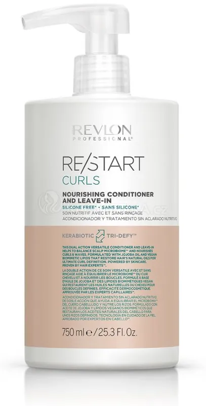 Revlon Professional Restart Curls Conditioner - Vyživující kondicionér pro kudrnaté vlasy 750 ml Levný