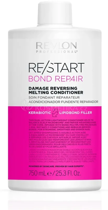 Přímo Od Výrobce Revlon Professional Restart Bond Repair Melting Conditioner - Kondicionér pro poškozené vlasy 750 ml