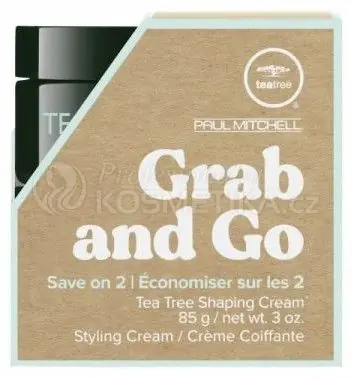 Paul Mitchell Tea Tree Grab & Go Tea Tree Shaping Cream - 2x stylingový krém 85 g Top Prodej