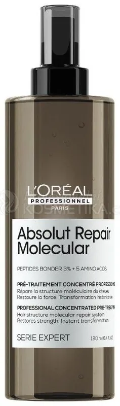 Ověřený L´oréal Professionnel Absolut Repair Molecular Pre-Treatment Concentrat - Přípravná péče pro poškozené vlasy 190 ml
