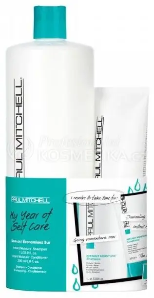 Paul Mitchell Moisture Big Set - Šampon 1000 ml + kondicionér 200 ml Dárková sada Finální Výprodej