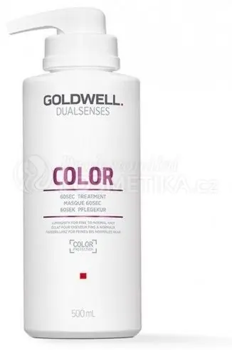 Goldwell Dualsenses Color 60sec Treatment - Maska pro normální až jemné barvené vlasy 500 ml Akční Cena