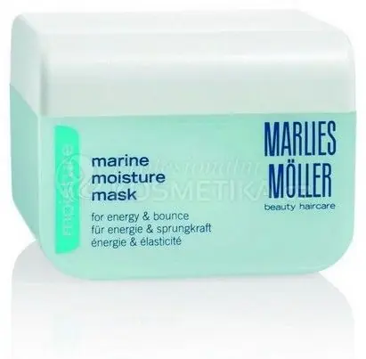 Marlies Möller Marine Moisture Mask - Mořská intenzivně hydratační maska na vlasy 125ml Horká Nabídka