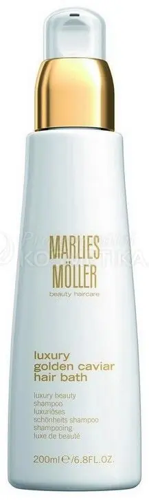 Marlies Moller Luxury Golden Caviar Hair Bath - Luxusní kaviárový šampon 200 ml Aktuální