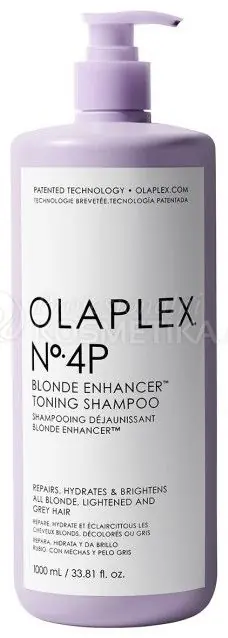 Hit Sezóny Olaplex No.4-P Blonde Enhancer Toning Shampoo - Tónovací šampon pro blond vlasy 1000 ml