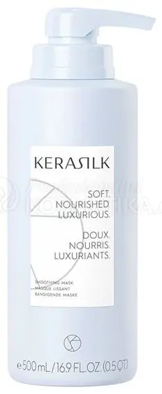 Nejlepší Volba Kerasilk Specialists Smoothing Mask - Maska pro hrubé, krepaté nebo nepoddajné vlasy 500 ml