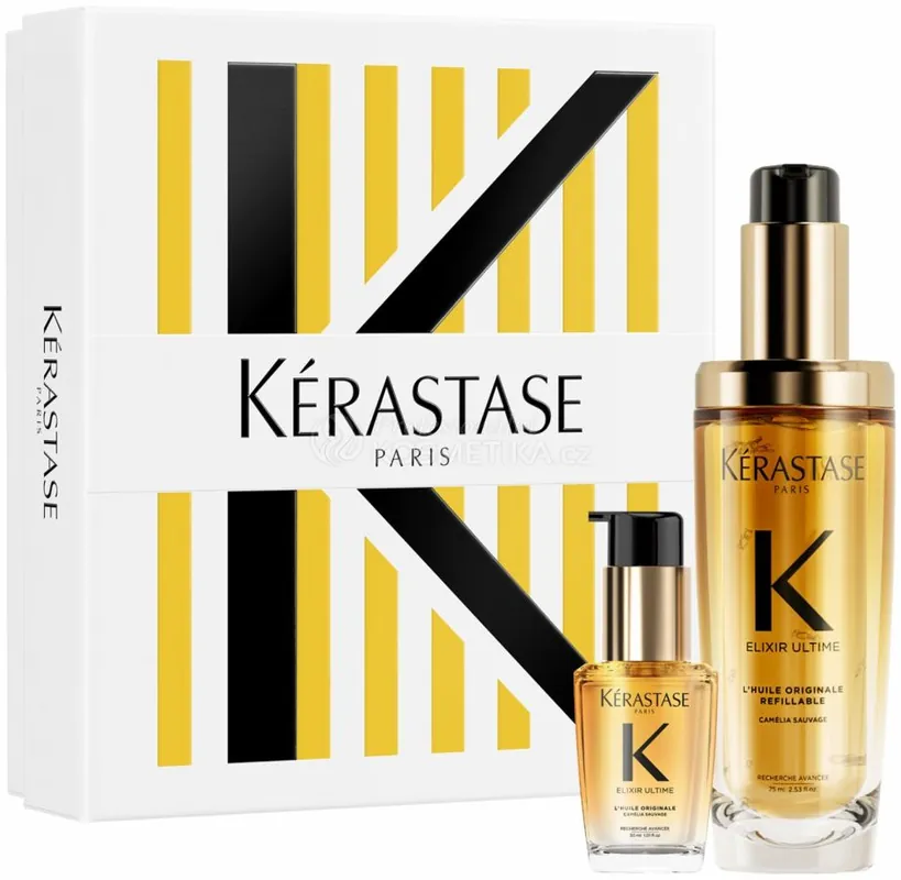 Kérastase Elixir Ultime Spring Set - Všestraný zkrášlující olej 75 ml + všestraný zkrášlující olej 30 ml Dárková sada Top Prodej