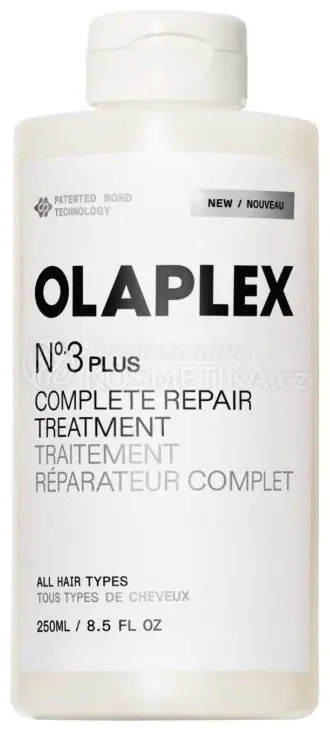Olaplex No 3PLUS Complete Repair Treatment - Obnovující péče 250 ml Vrácení Zdarma