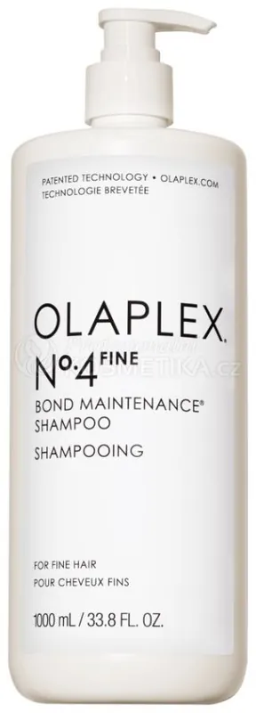 Vysoce Kvalitní Olaplex No.4 Fine Bond Maintenance Shampoo - Objemový šampon pro jemné vlasy 1000 ml