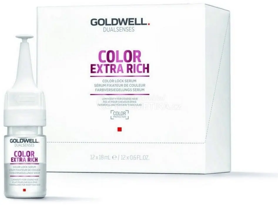 Goldwell Dualsenses Color Extra Rich Intensive Serum - Internzivní sérum pro barvené vlasy 12x18 ml Akční Nabídka