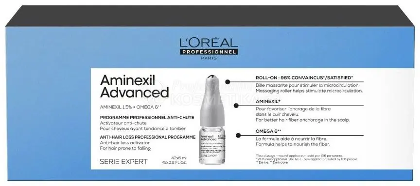 L´oréal Professionnel Serie Expert Aminexil Advanced Anti Hair Loss Activator - Intenzivní kúra proti padání vlasů 42x6ml Nejprodávanější