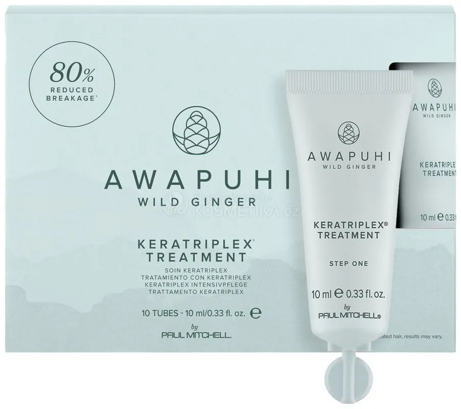 Nejlepší Cena Paul Mitchell Awapuhi Wild Ginger Keratriplex Treatment - Ošetření pro poškozené vlasy 10 x 10 ml
