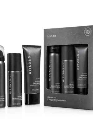 Časově Omezené Rituals Homme antiperspirant 50 ml + Sprchová pěna 50 ml + Peeling na obličej 70 ml M .