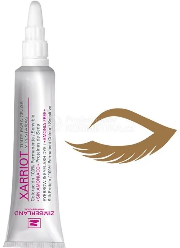 Rychlé Dodání Keenwell Zimberland barva na obočí a řasy bez amoniaku Blond T-10 15ml