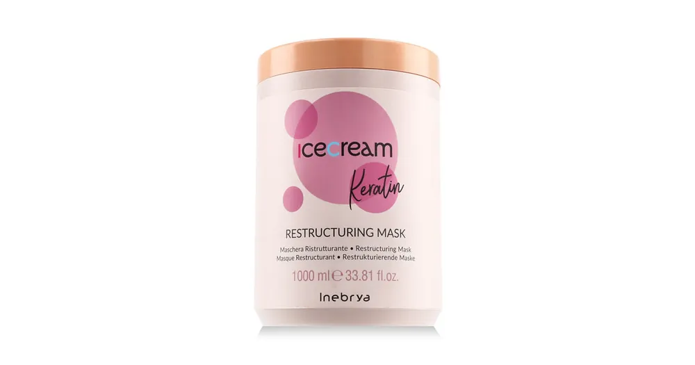 Cenový Hit Inebrya Ice Cream Keratin Restructuring Mask 1000 ml .