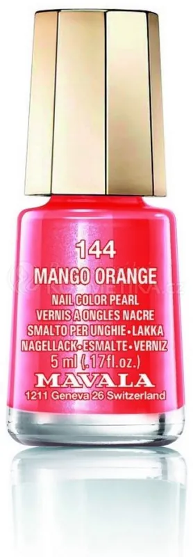 Mavala Minicolor Nail Care - Lak na nehty Mango Orange č.144 5 ml Zlevněný