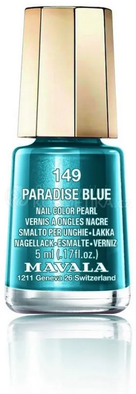 Výhodná Nabídka Mavala Minicolor Nail Care - Lak na nehty Paradise Blue č.149 5ml