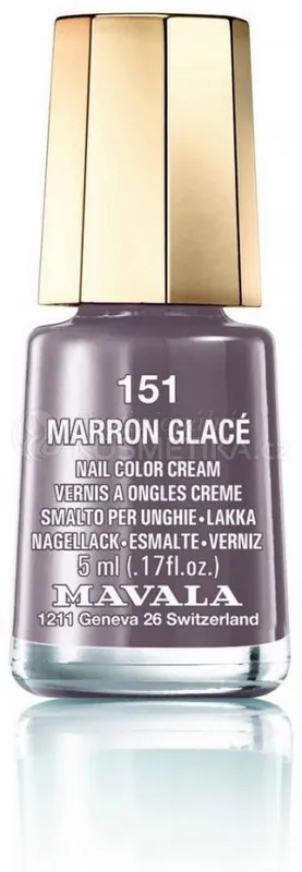 Finální Výprodej Mavala Minicolor Nail Care - Lak na nehty Marron Glace č.151 5 ml